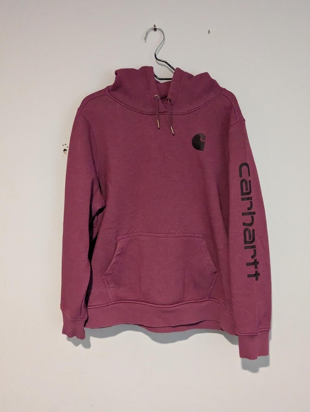 Carhartt Pink & Brown Unisex Adults Hoodie Size XXL